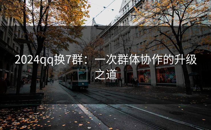 2024qq换7群：一次群体协作的升级之道